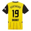 Conjunto (Camiseta+Pantalón Corto) Borussia Dortmund Brandt 19 Primera Equipación 2024-25 - Niño